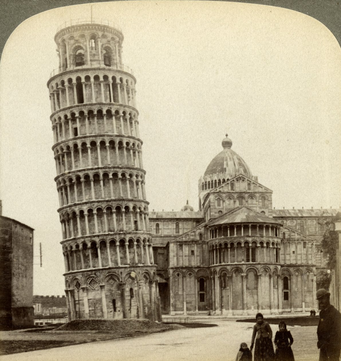 Cattedrale e Torre Pendente di Pisa, Italia da Underwood and Underwood