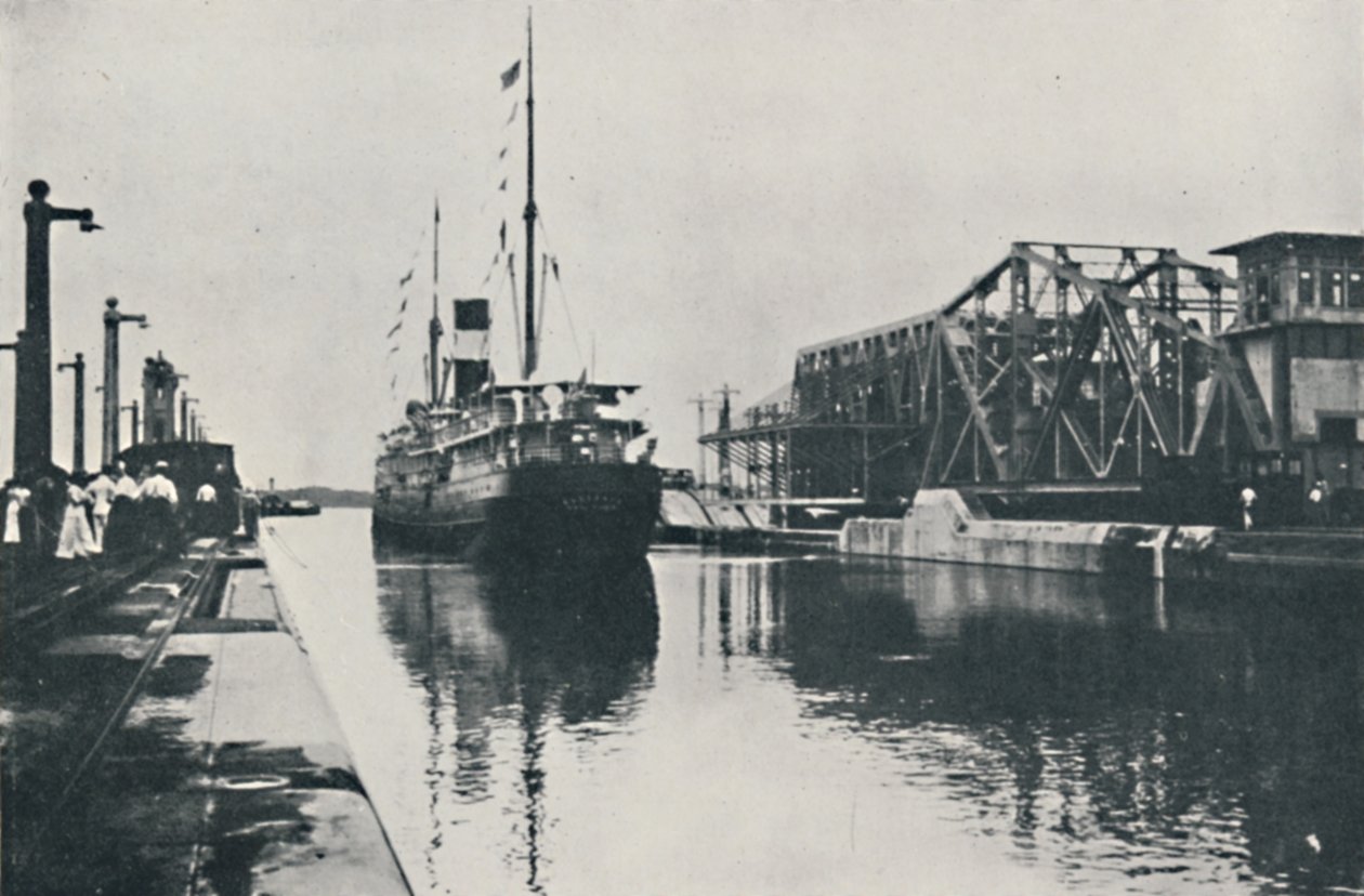 Apertura del Canale di Panama da Underwood and Underwood