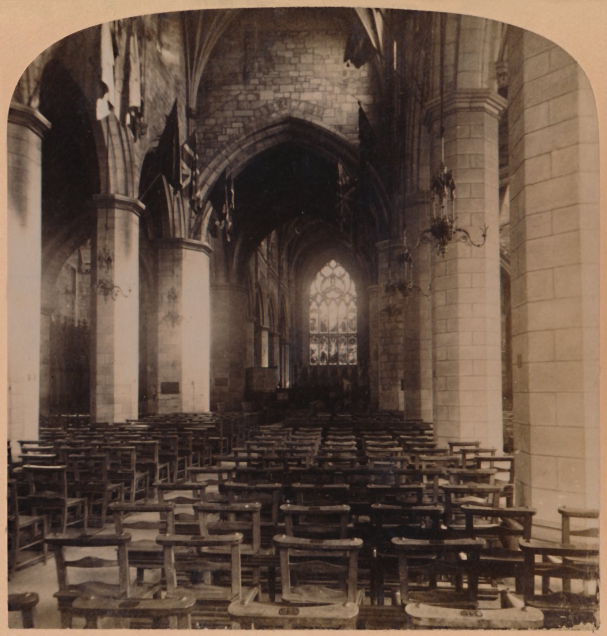 Cattedrale di St. Giles, Edimburgo, Scozia da Underwood and Underwood