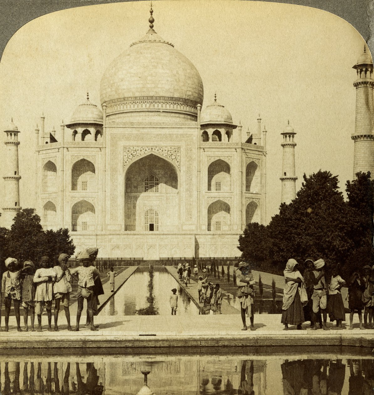 Taj Mahal, Agra, Uttar Pradesh, India da Underwood and Underwood