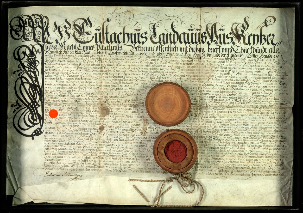 Brevetto di nobiltà austriaco da Unidentified