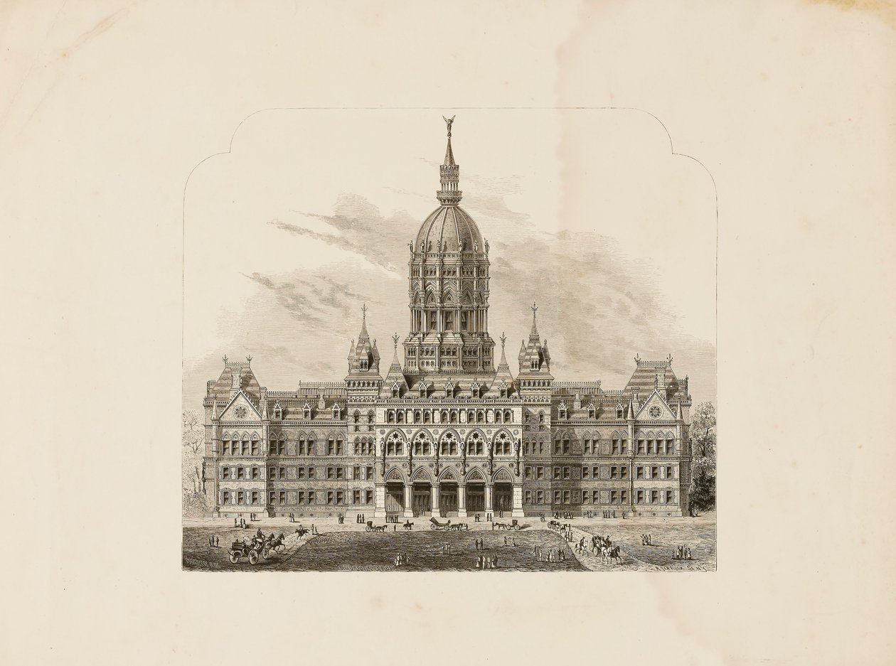 Campidoglio del Connecticut da Unidentified