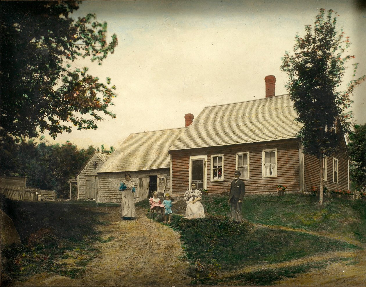 Casa di Moses Glimes, veterano della guerra civile da Unidentified