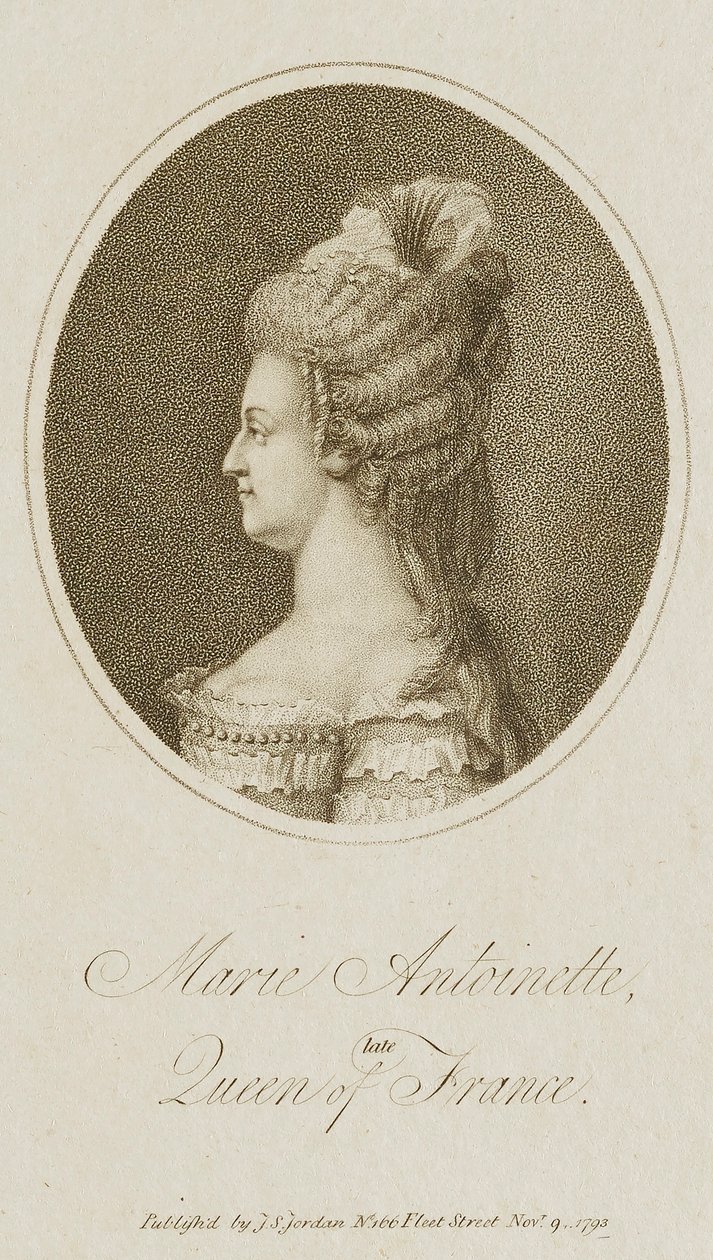 Maria Antonietta, defunta regina di Francia da Unidentified