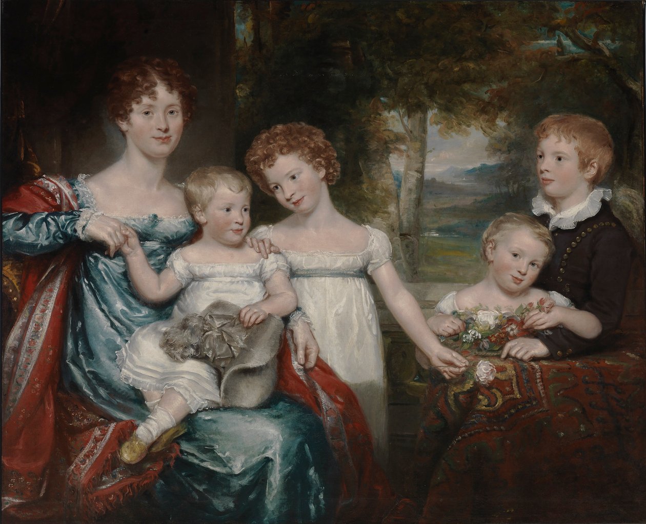 Signora Hawkins e famiglia da Unidentified