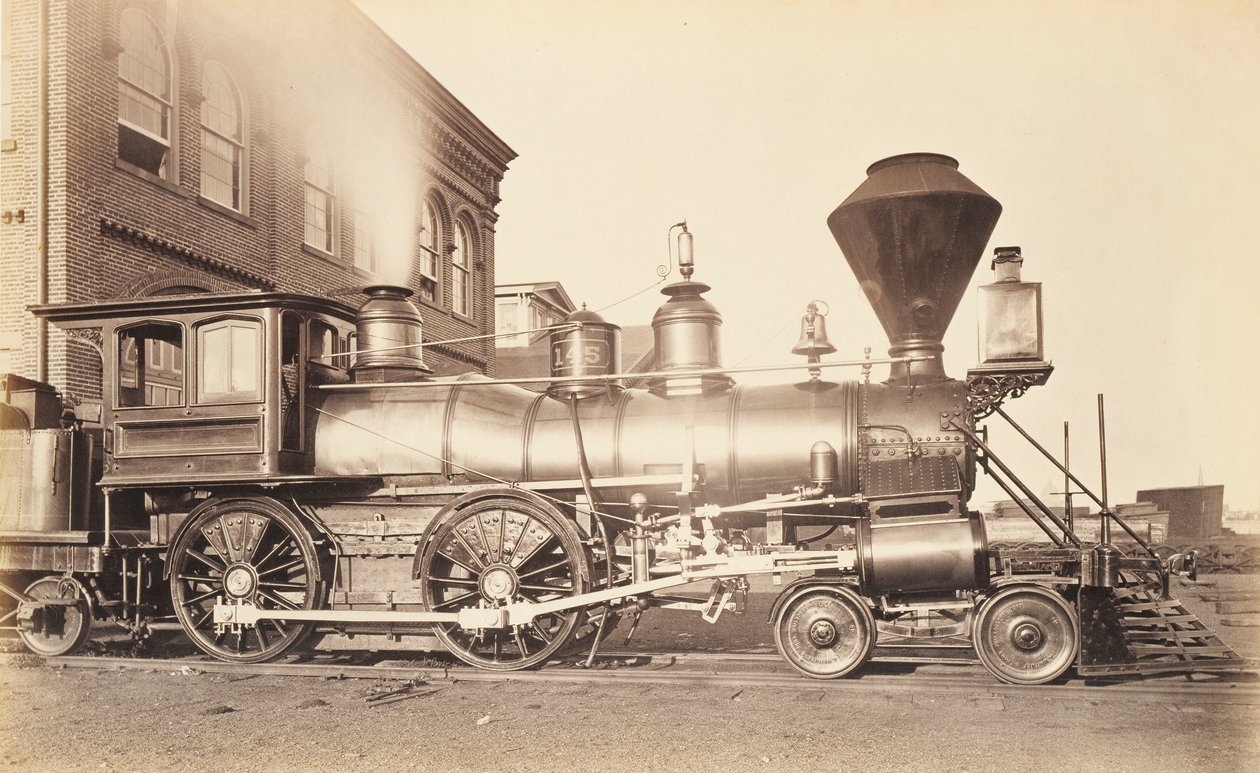 [Locomotiva della Pennsylvania Railroad presso l