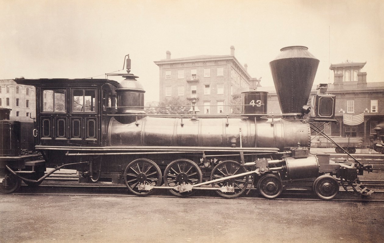 [Locomotiva della Pennsylvania Railroad presso l