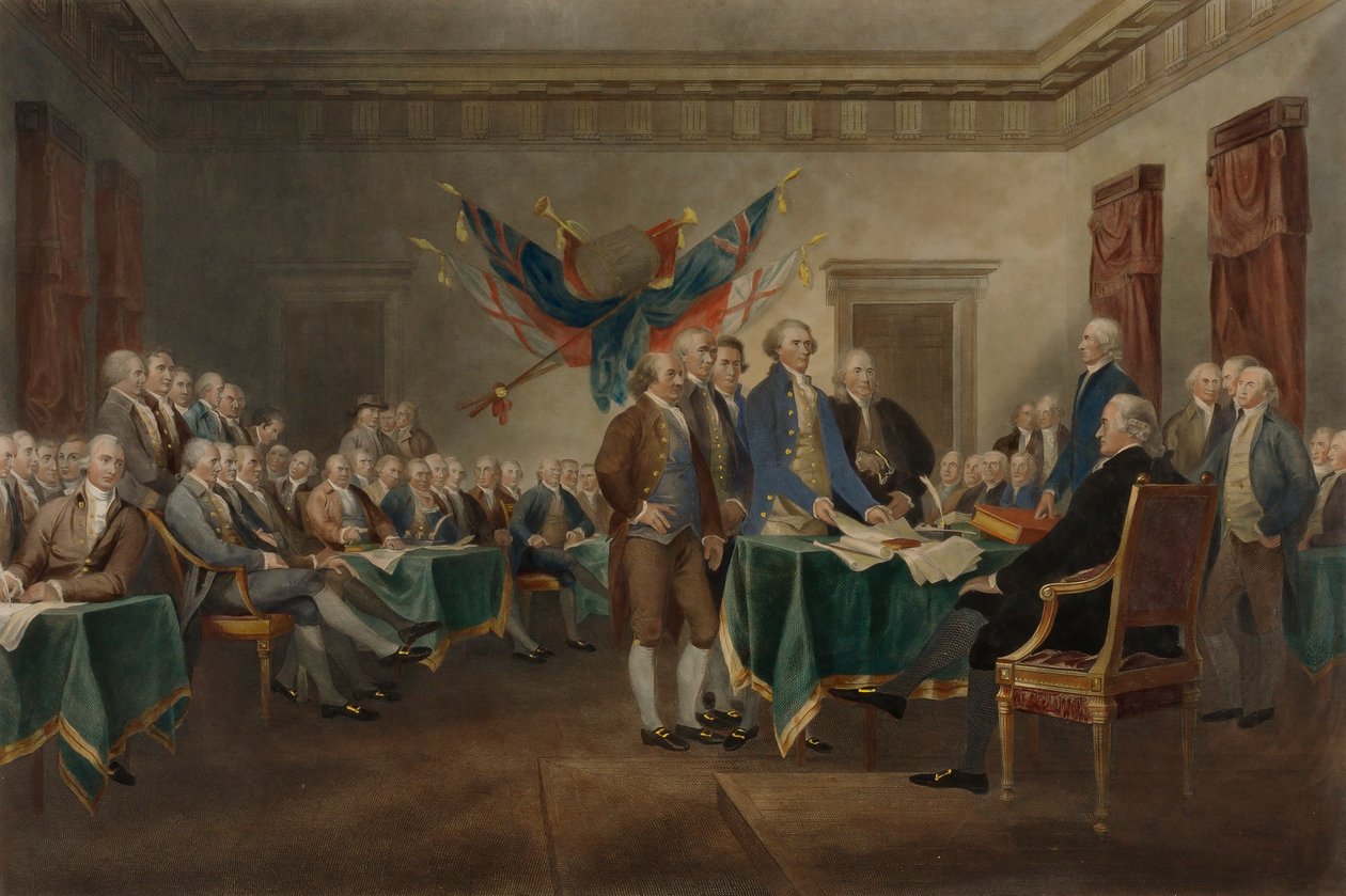 Firma della Dichiarazione di Indipendenza da Unidentified