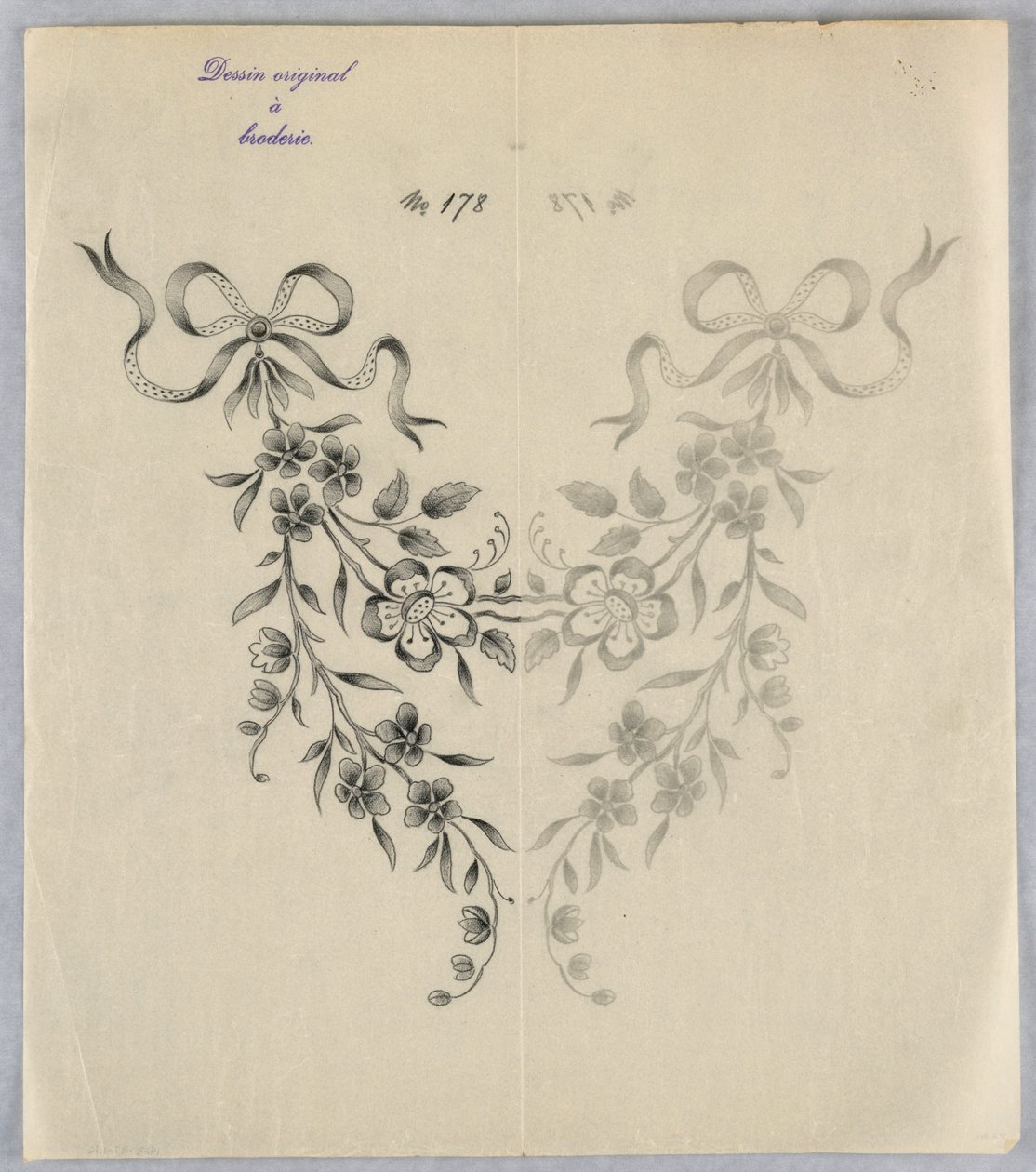 Disegno, Progetti per ricamo, ca. 1890 da Unknown