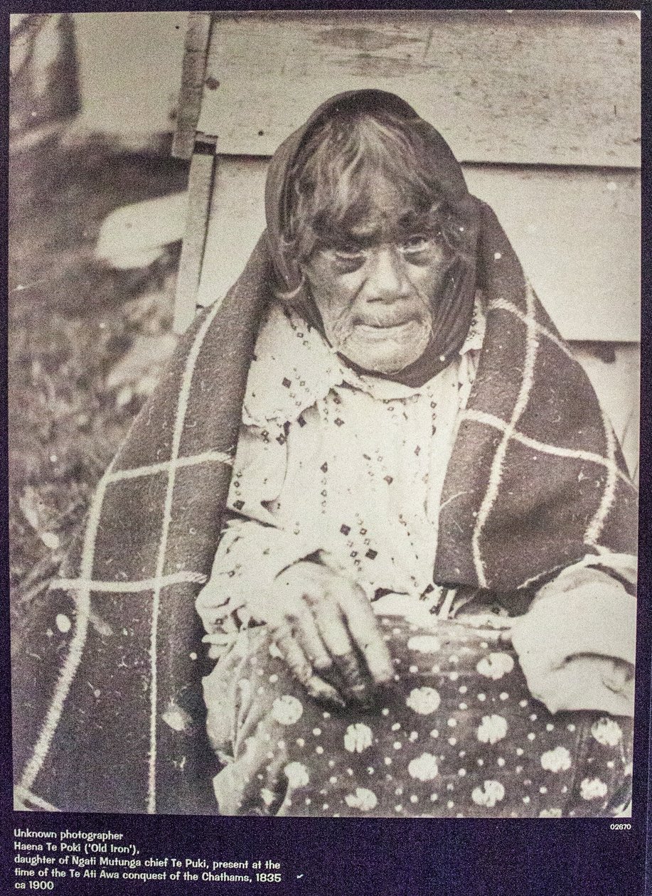 Foto di una donna Moriori da Unknown