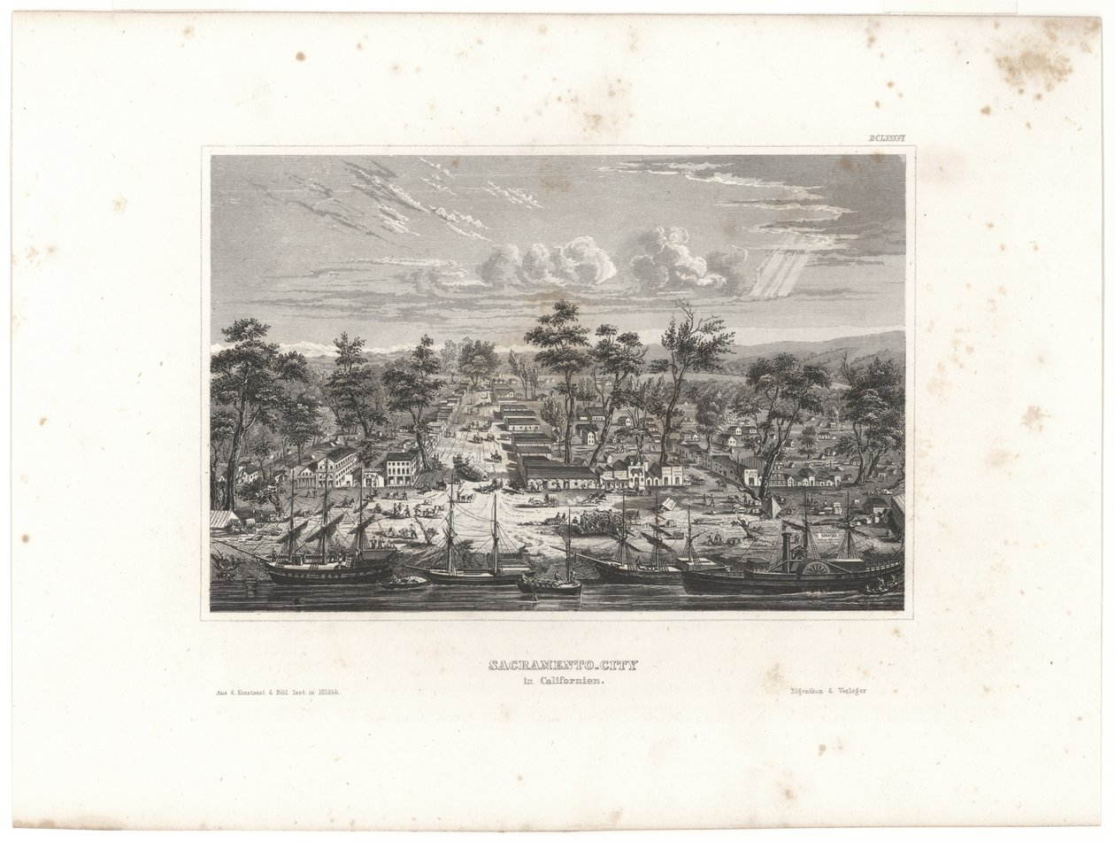 Città di Sacramento in California da Unknown