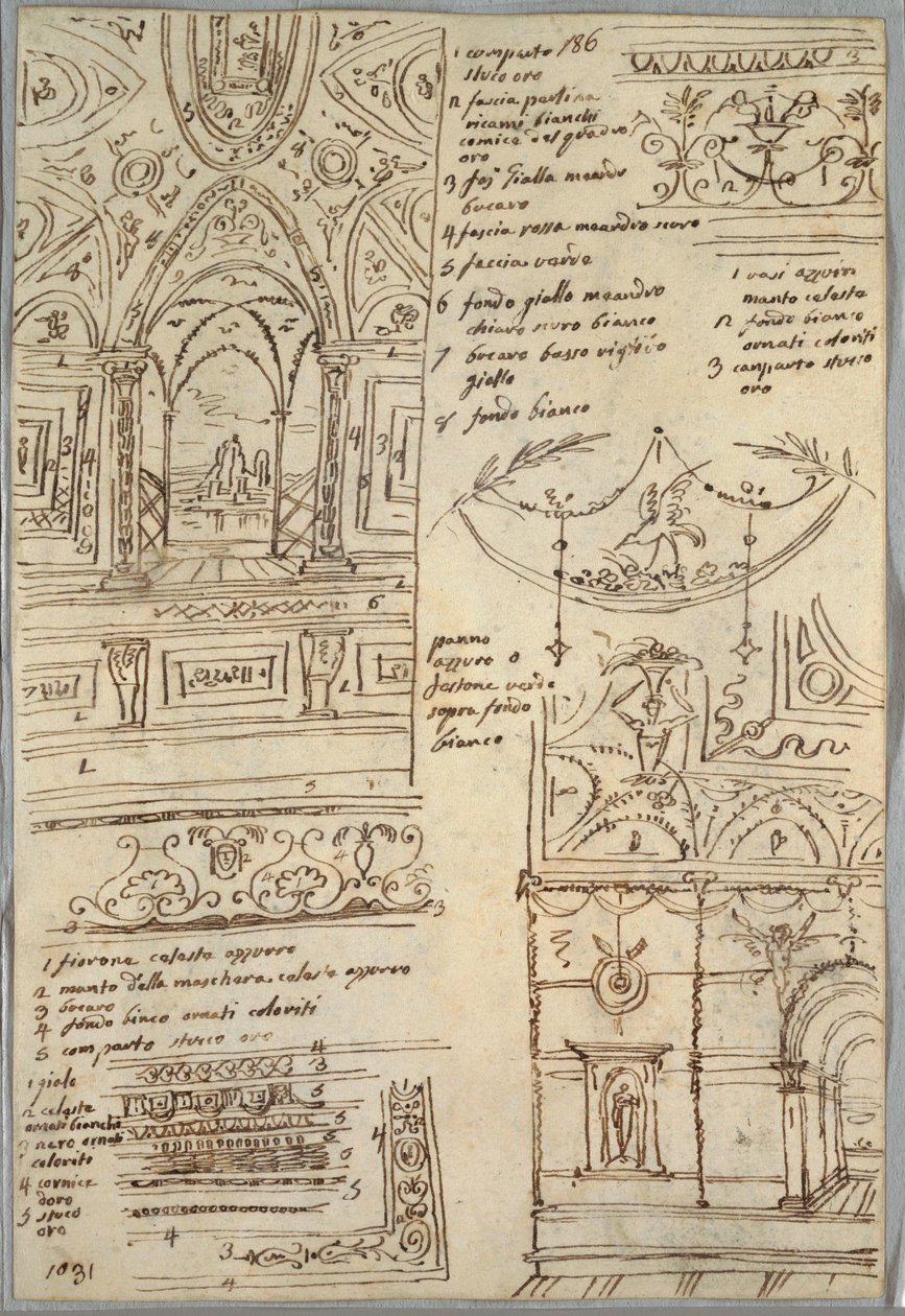 Studi decorativi da Unknown