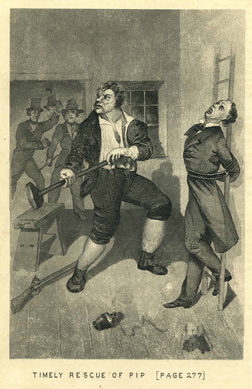 Grandi Speranze - Salvataggio Tempestivo di Pip, 1862 da Unbekannt Unbekannt