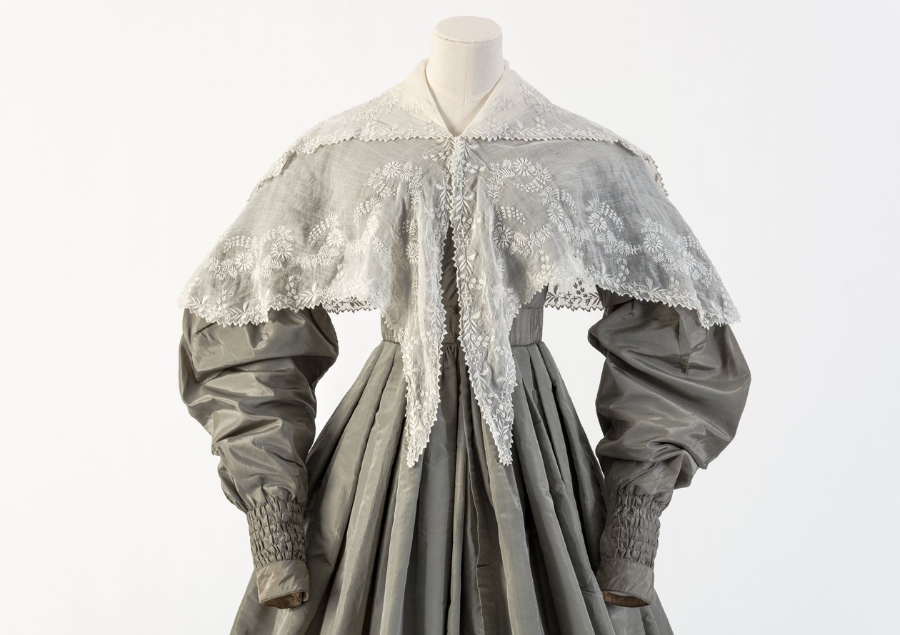 Colletto ricamato in bianco, 1830 da Unbekannt Unbekannt