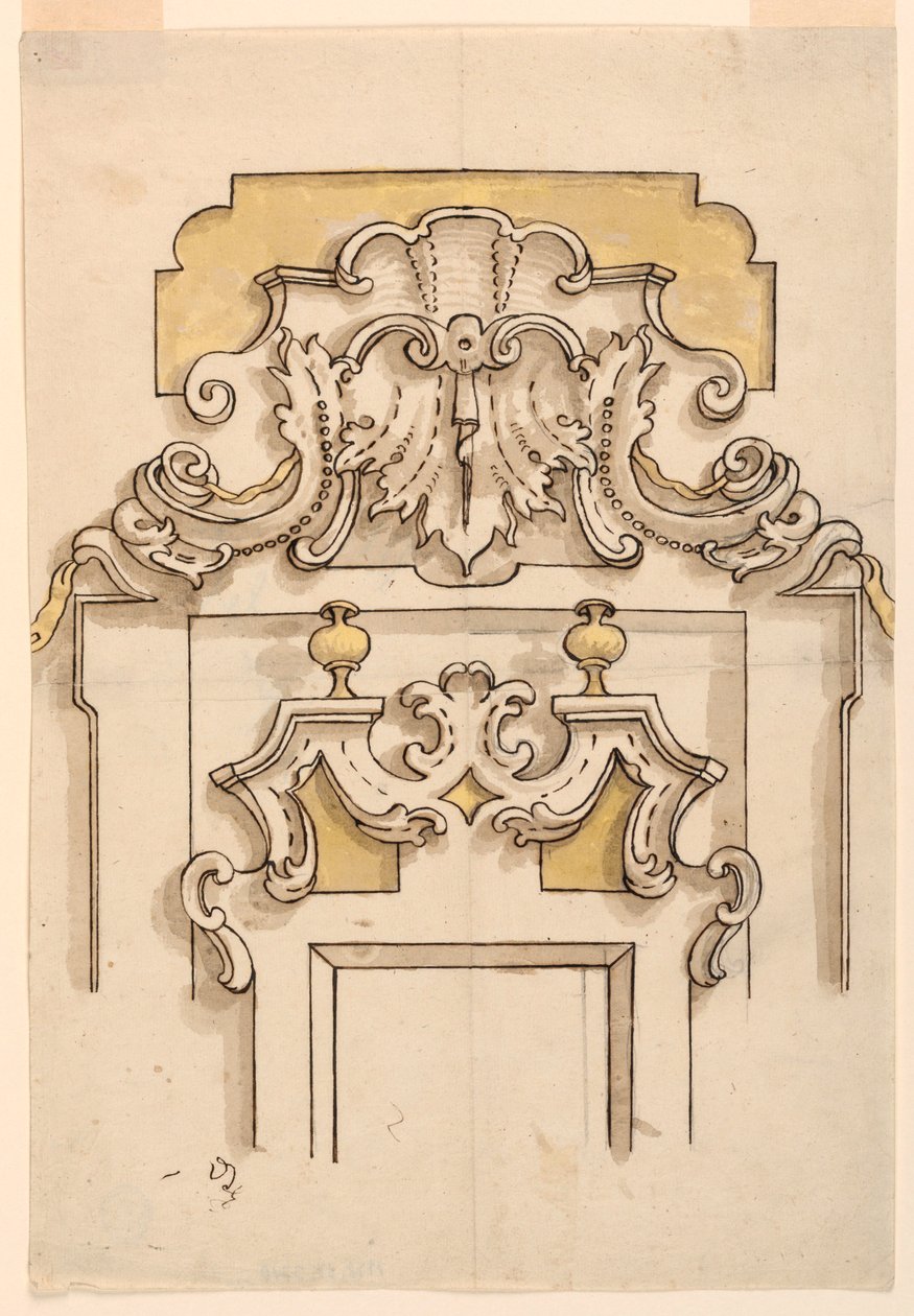 Disegno, Francia e Italia, 1725-50 da Unknown