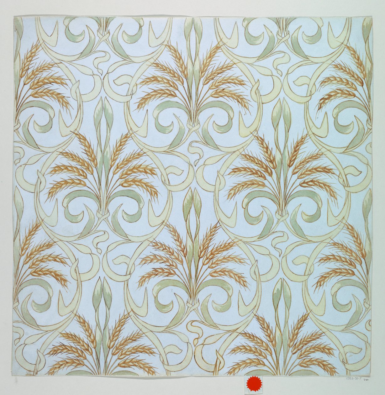 Disegno, Design per Carta da Parati, 1894 da Unknown