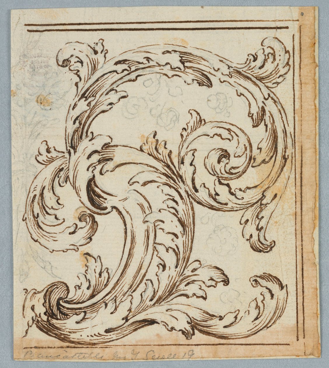 Disegno, Design Rinceau, 1725-1750 da Unknown