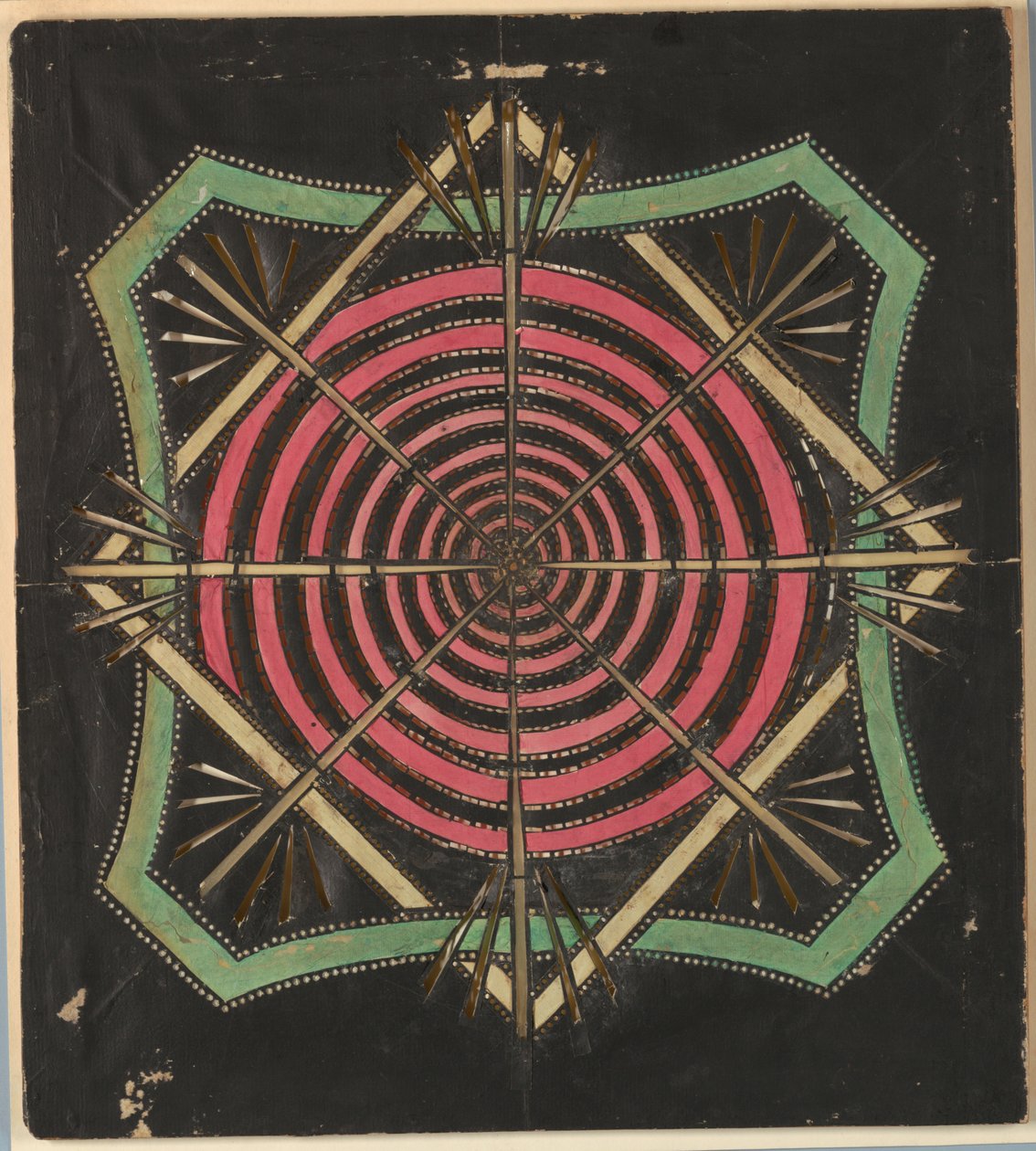 Diapositiva, motivo vorticoso, ca. 1780 da Unknown