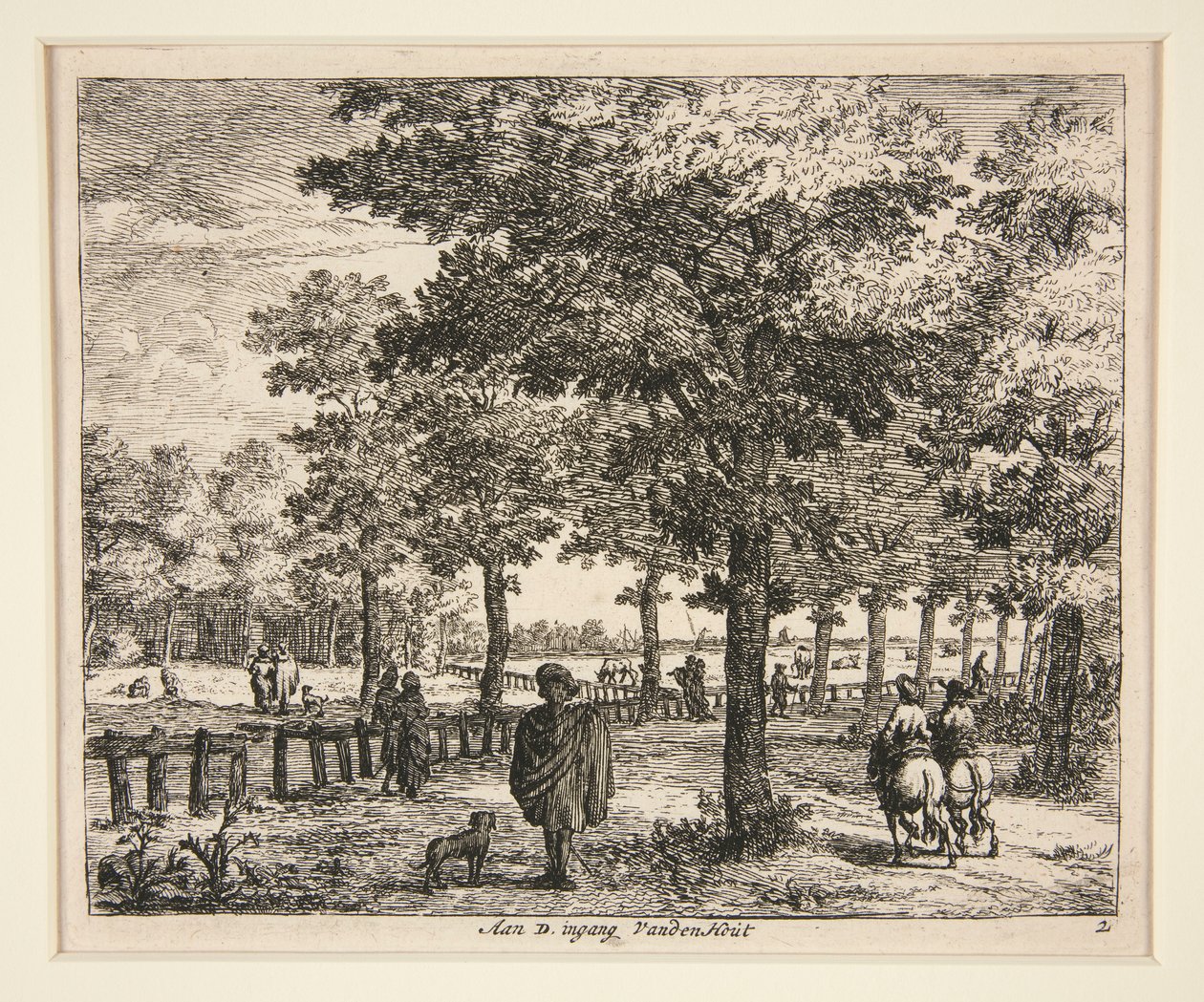 Aan d. ingang Vanden Harit (All