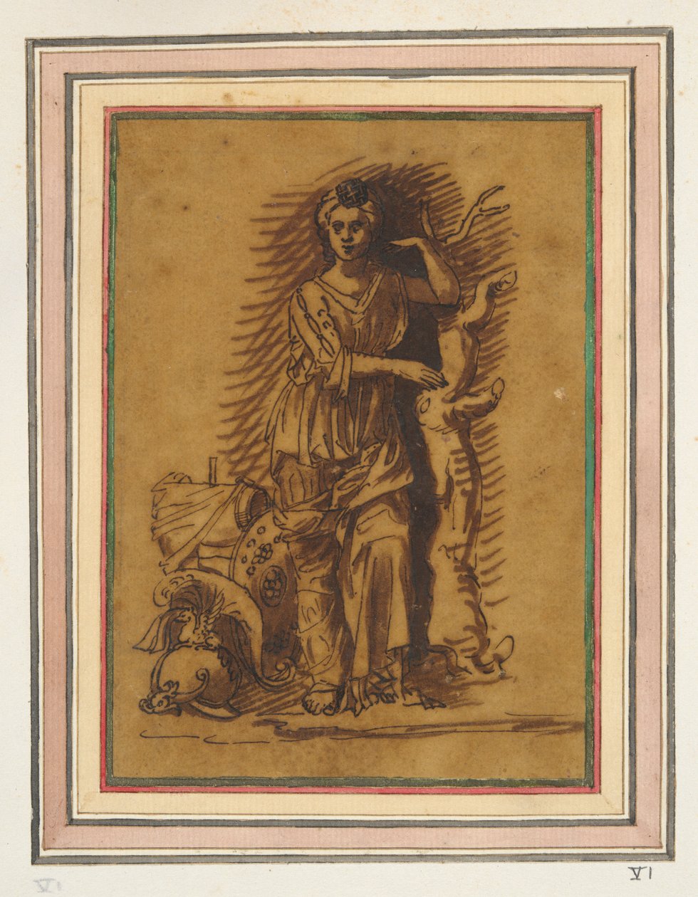 Figura femminile allegorica da Unknown
