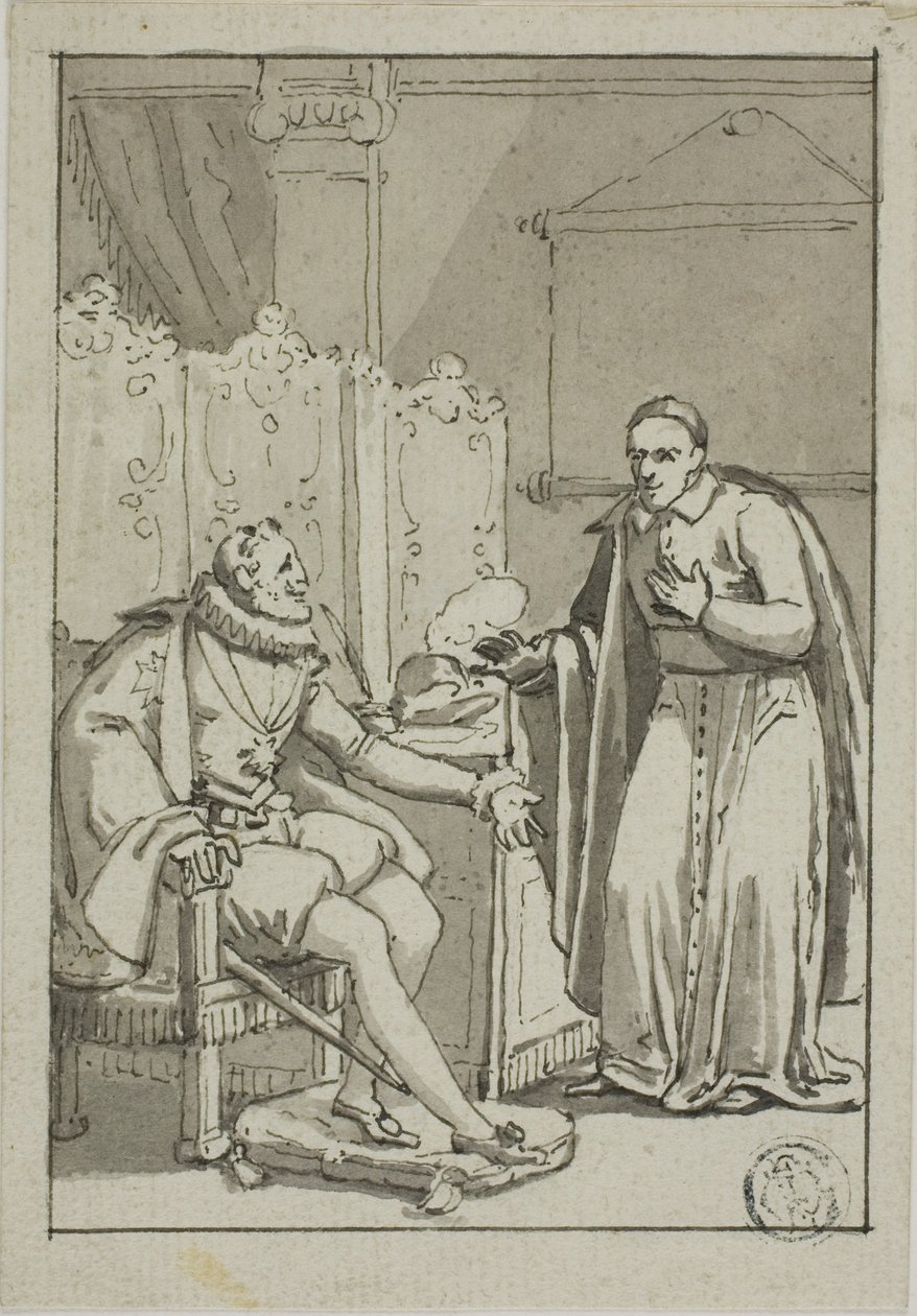 Udienza del Cardinale con Enrico IV da Unknown