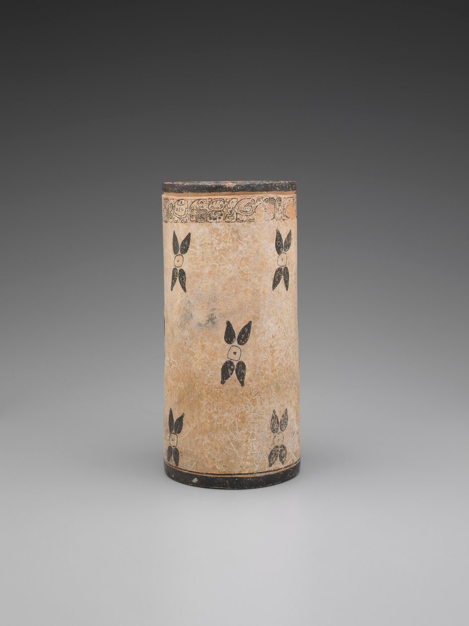 Vaso di cacao con design floreale da Unknown