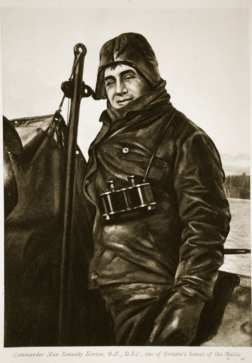 Comandante Max Kennedy Horton, R.N., D.S.O., uno degli eroi britannici del Baltico, 1914-19 da Unknown