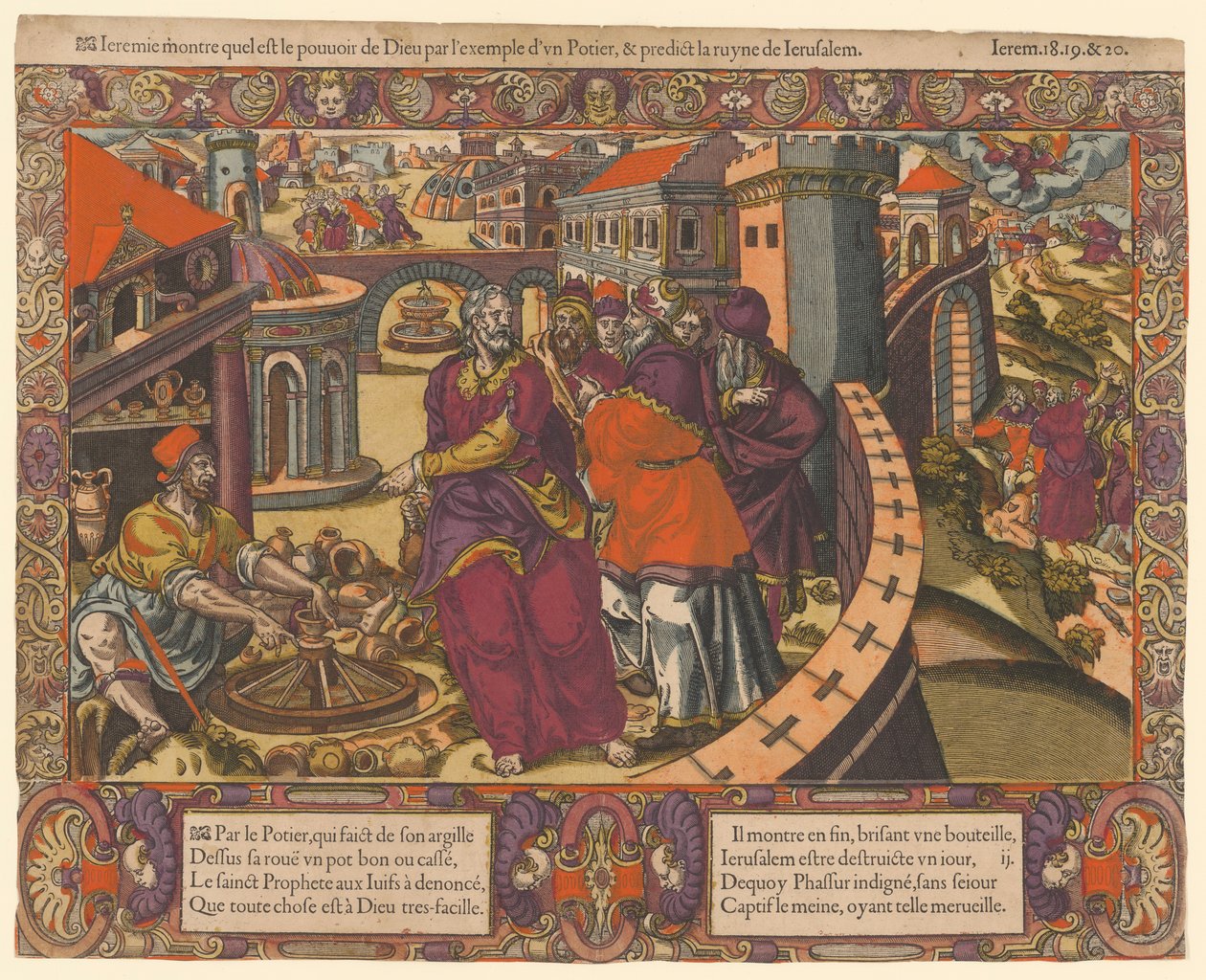 Geremia mostra il potere di Dio da Unknown