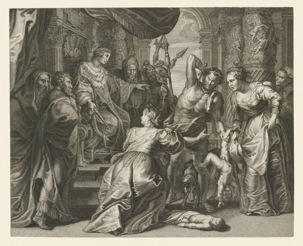 Il giudizio di Salomone da Unknown