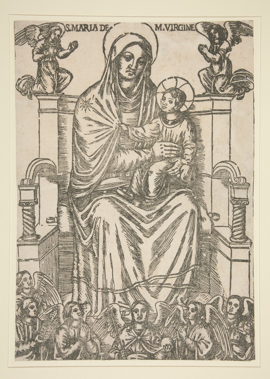 Madonna col Bambino in Trono da Unknown