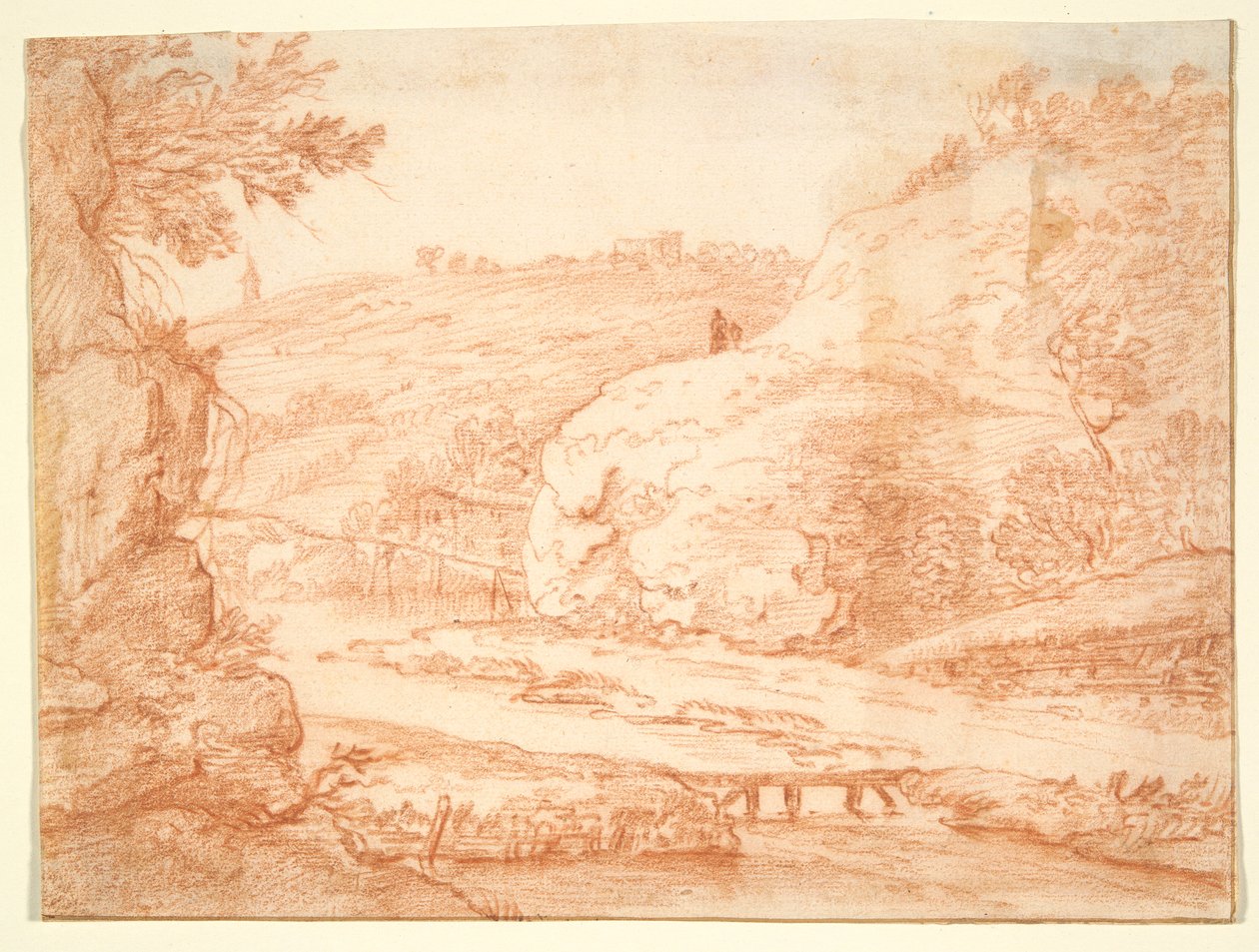 Paesaggio Montuoso con Ruscello da Unknown