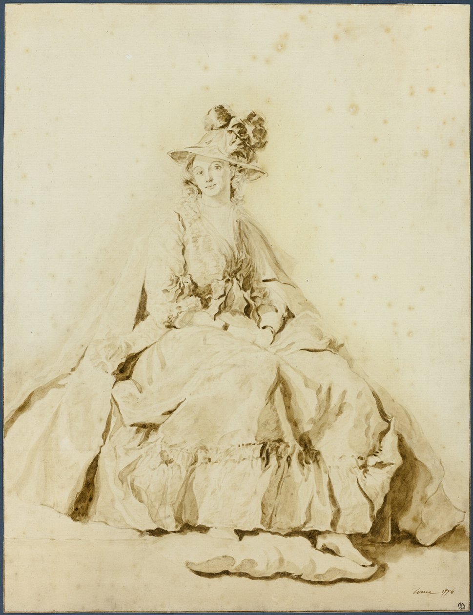 Ritratto di una giovane donna da Unknown