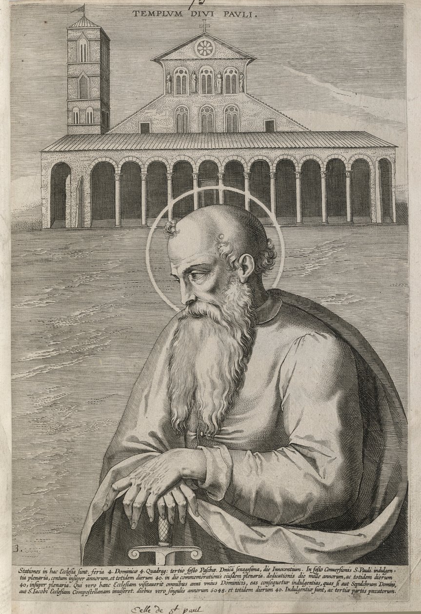 San Paolo davanti a San Paolo da Unknown