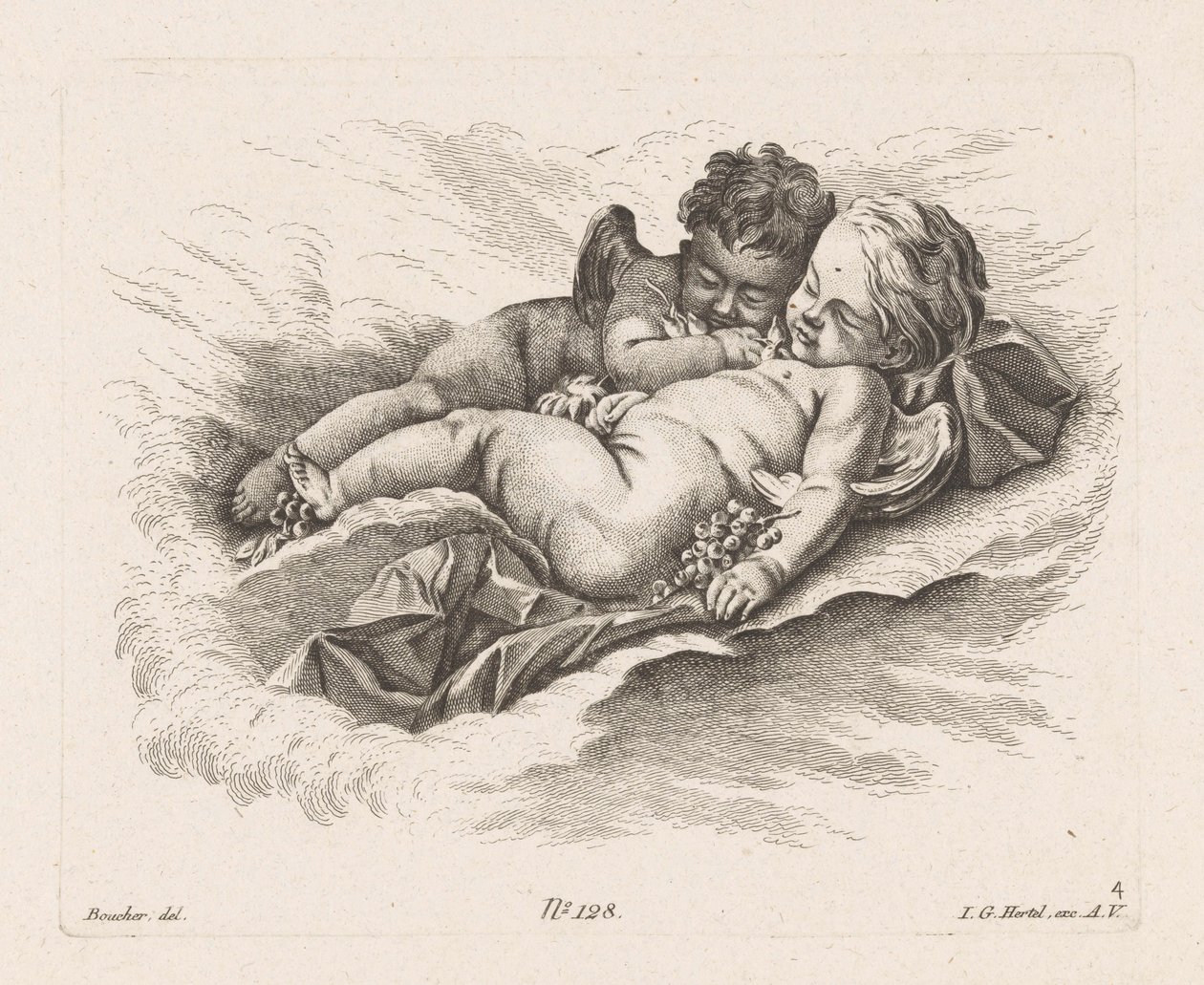 Putti dormienti (Putti) da Unknown