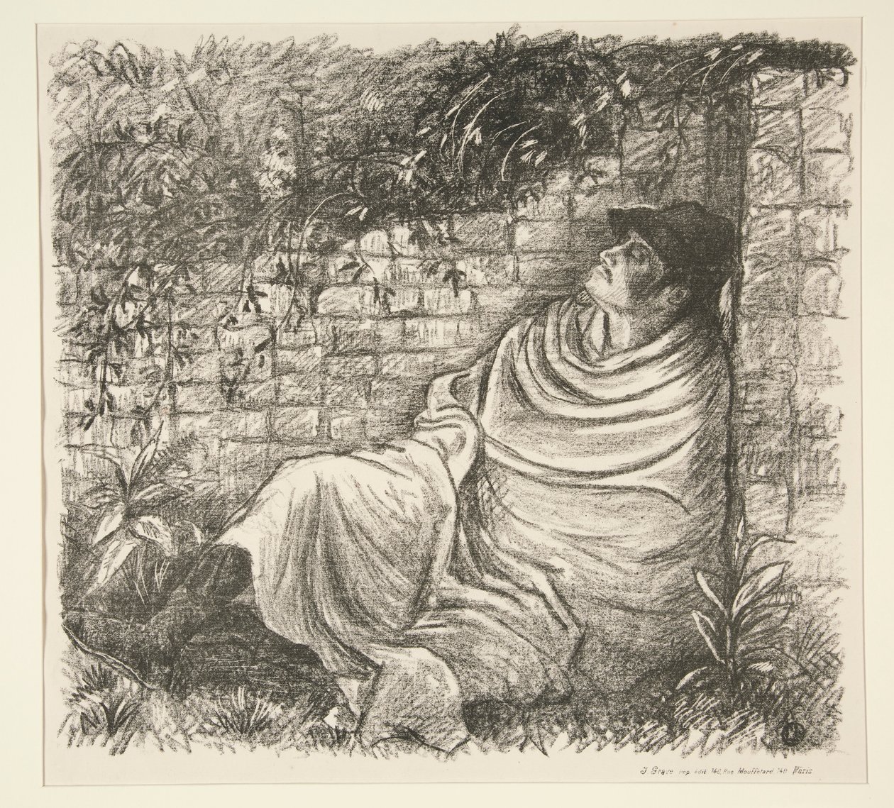 Uomo che dorme da Unknown