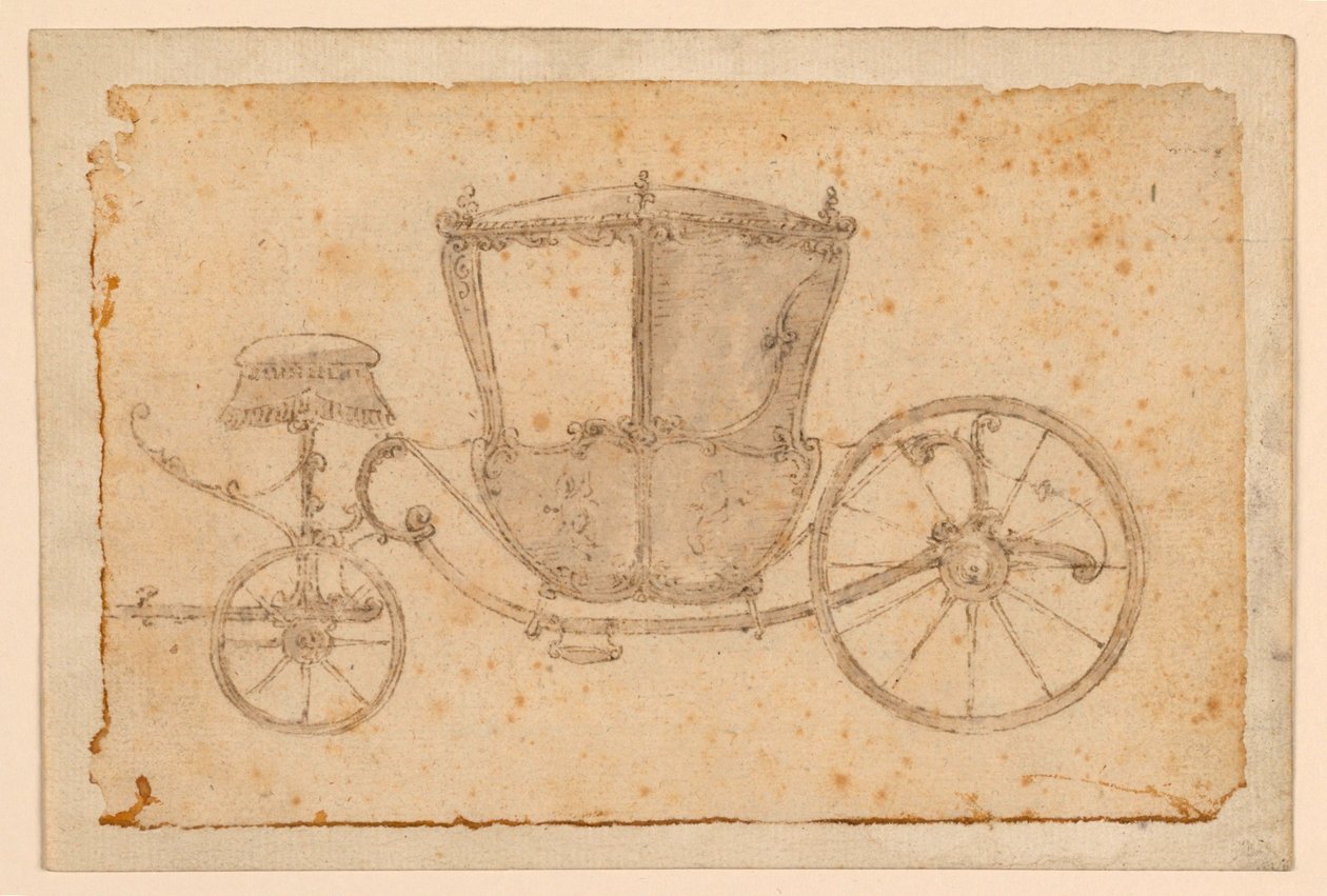 Studio di una carrozza da Unknown