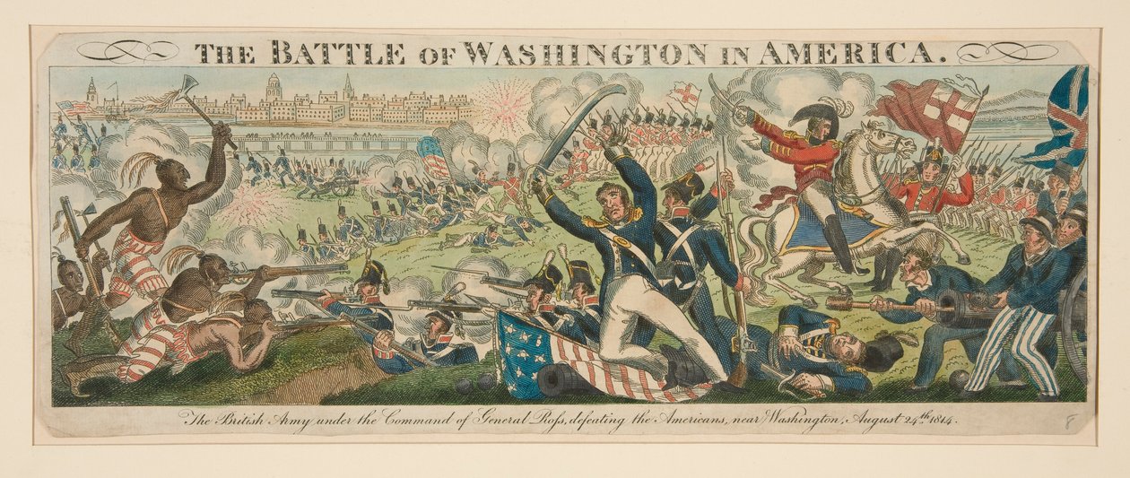 La battaglia di Washington in America da Unknown