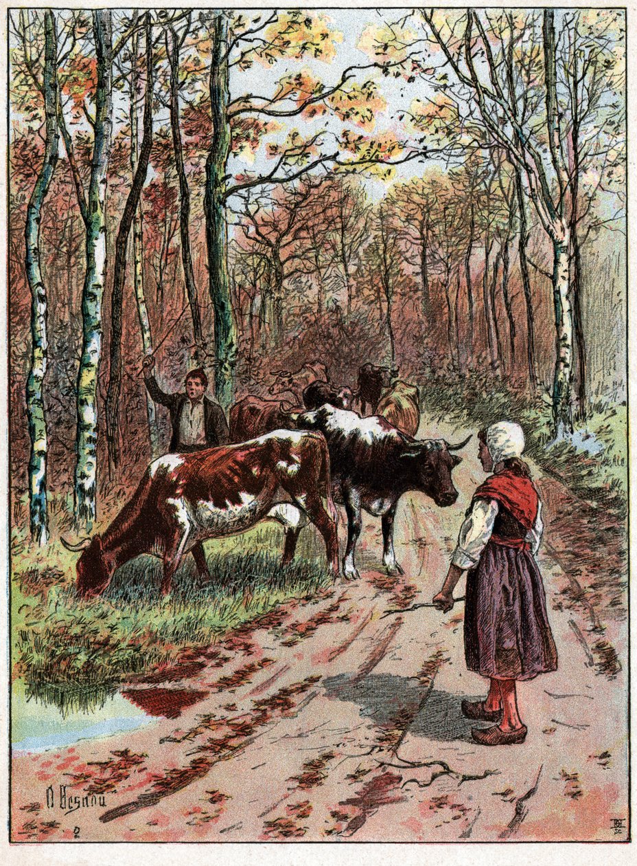 Troupeau de vaches da Unknown