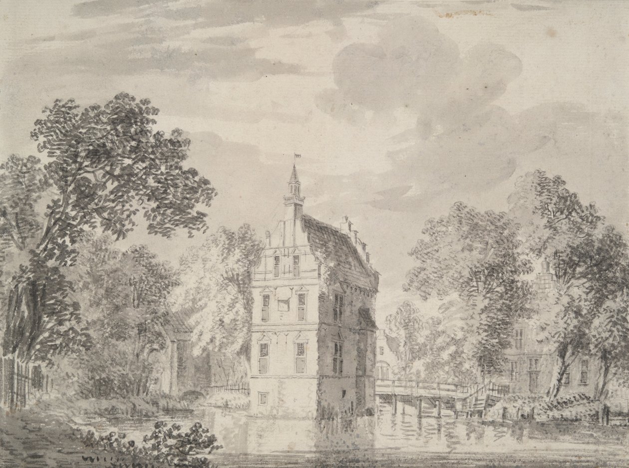 Veduta del Castello di Crayestein, Olanda da Unknown