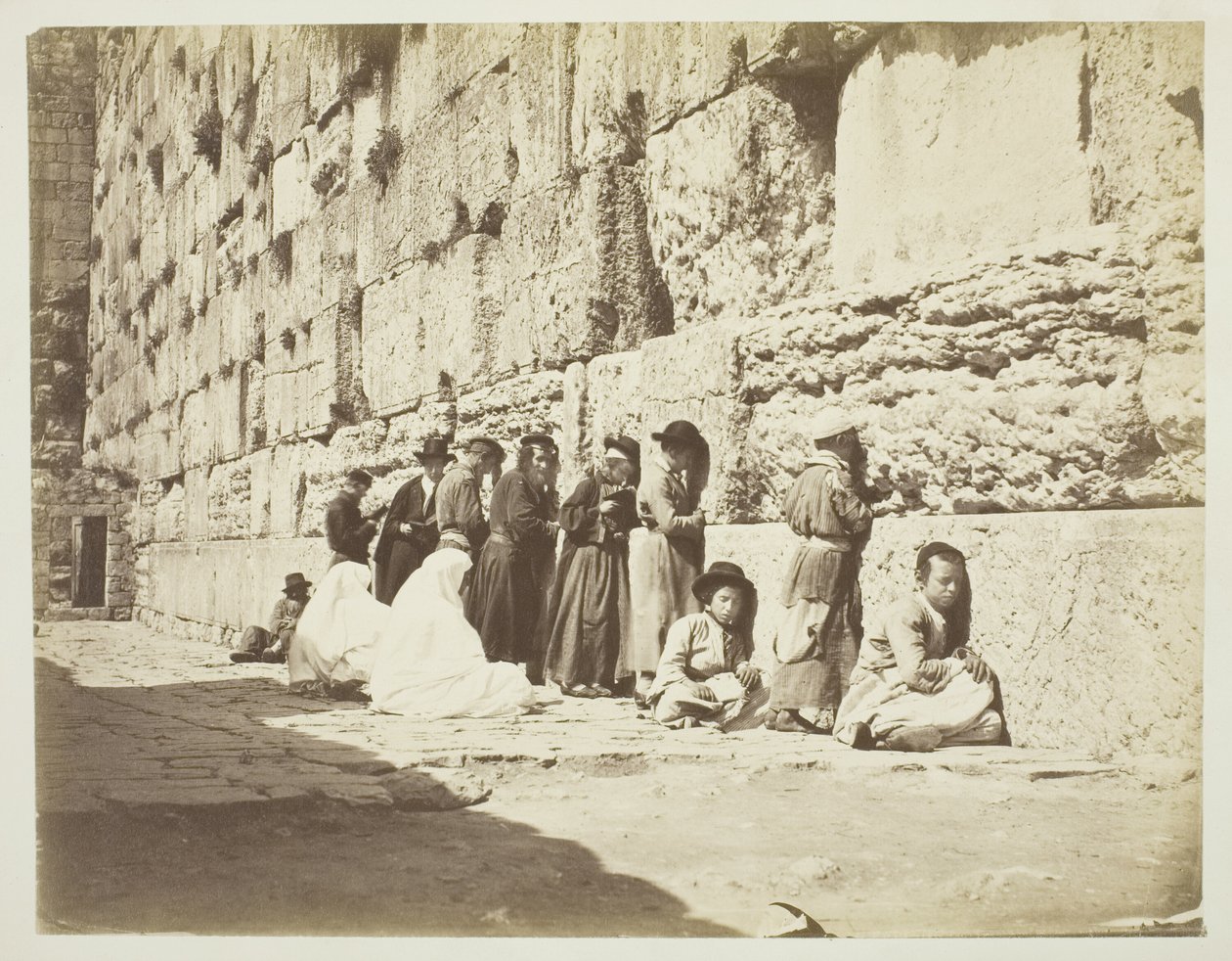 Muro del Tempio di Salomone, luogo del pianto degli ebrei da Unknown