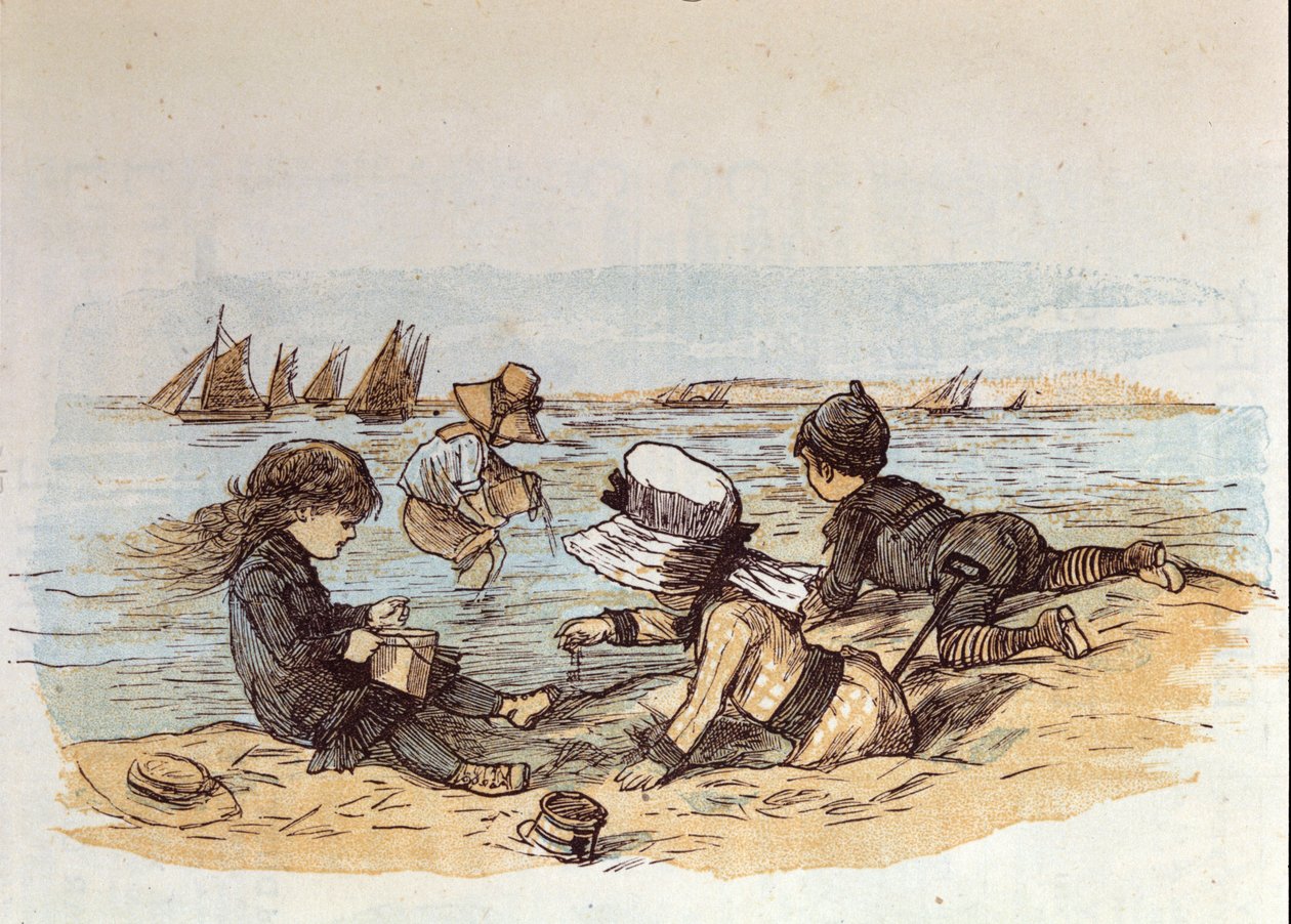 Un gruppo di bambini che giocano vicino all