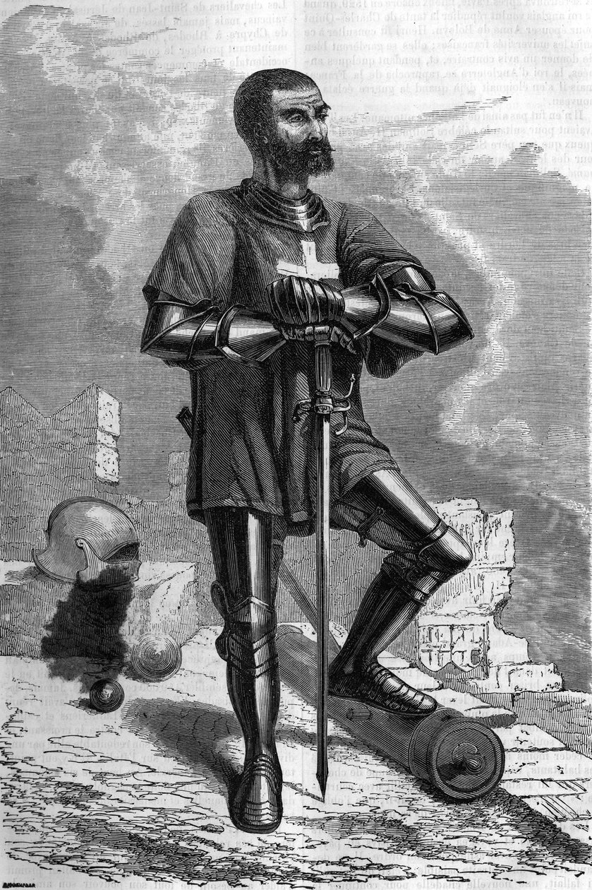 Un cavaliere della città di Rodi (Grecia), nel XVI secolo da Unknown artist