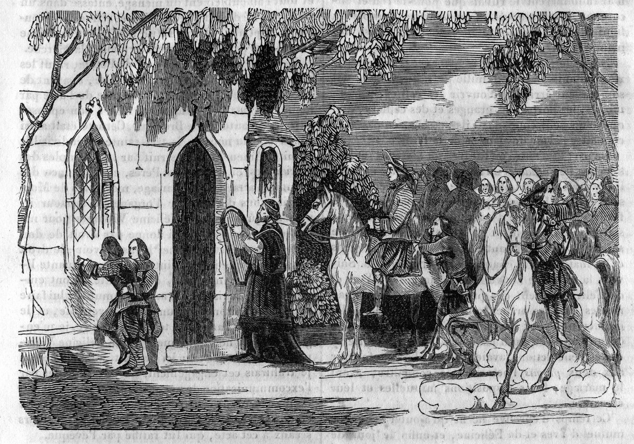 Un matrimonio in Bretagna nel XIV secolo da Unknown artist