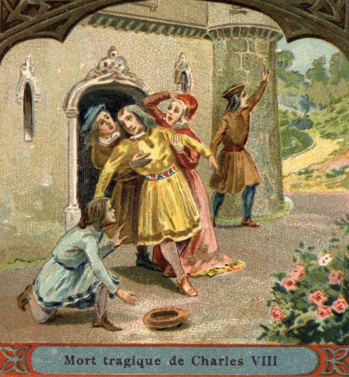 Morte accidentale di Carlo VIII nel 1498. da Unknown artist