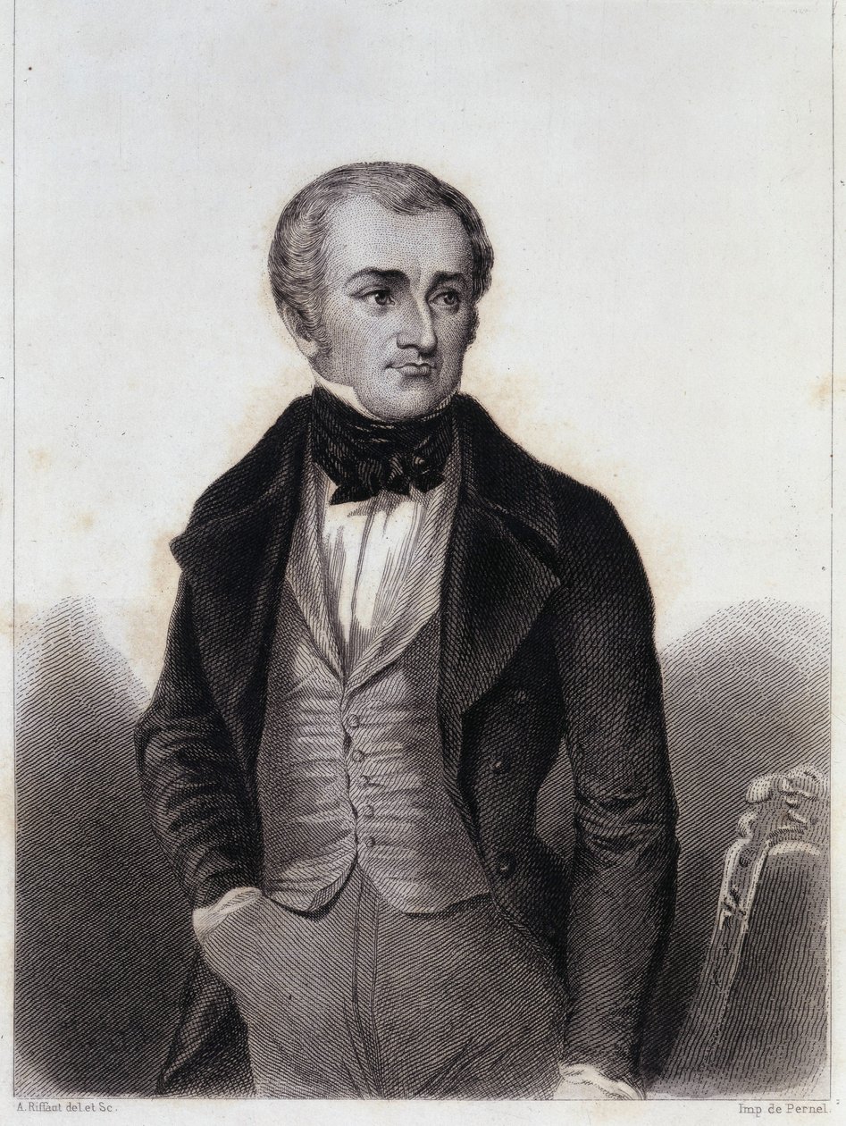 Adolphe Thiers (1797-1877) - incisione in "Histoire de la vie politique et privée de Louis Philippe" da Unknown artist