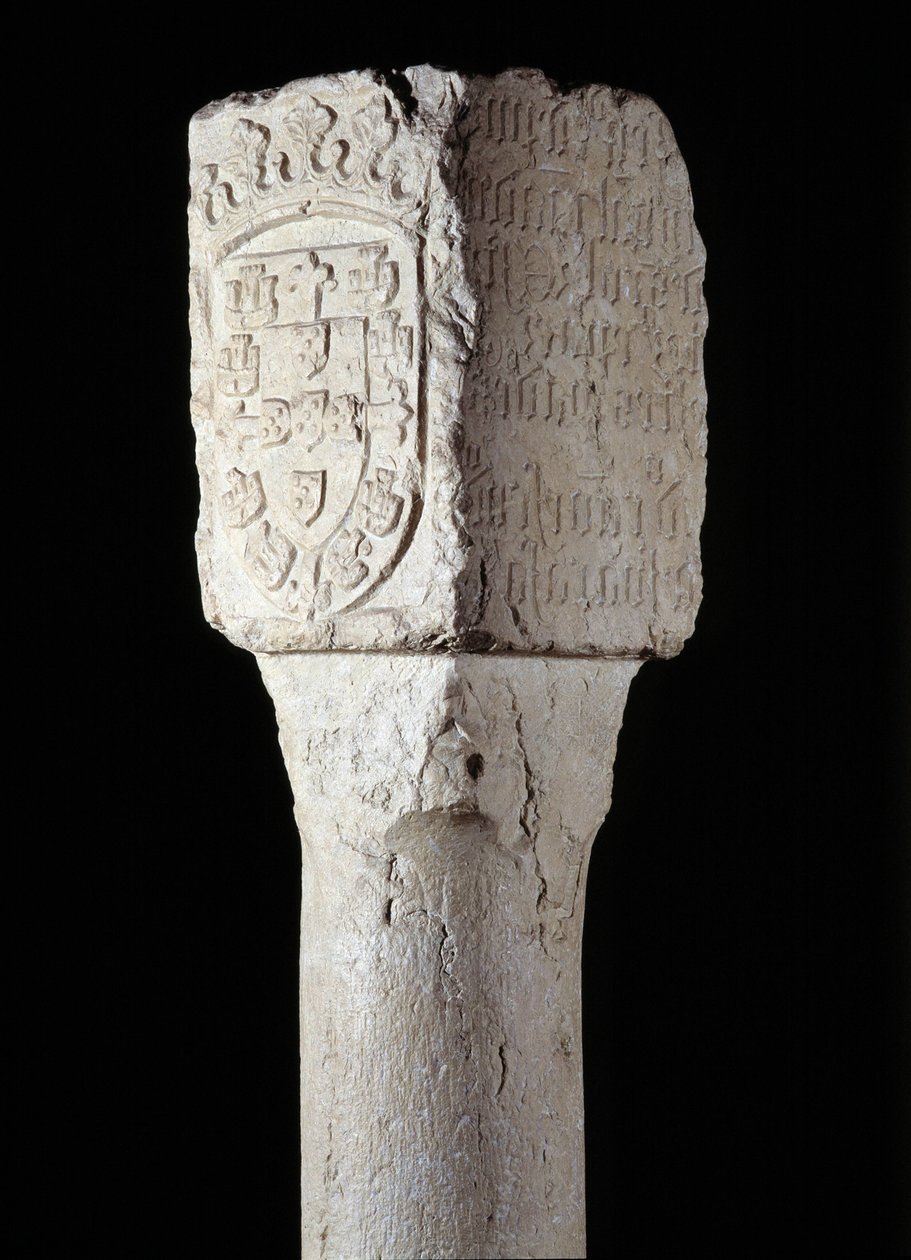 Arte africana: dettaglio di un pilastro di possesso noto come Sant
