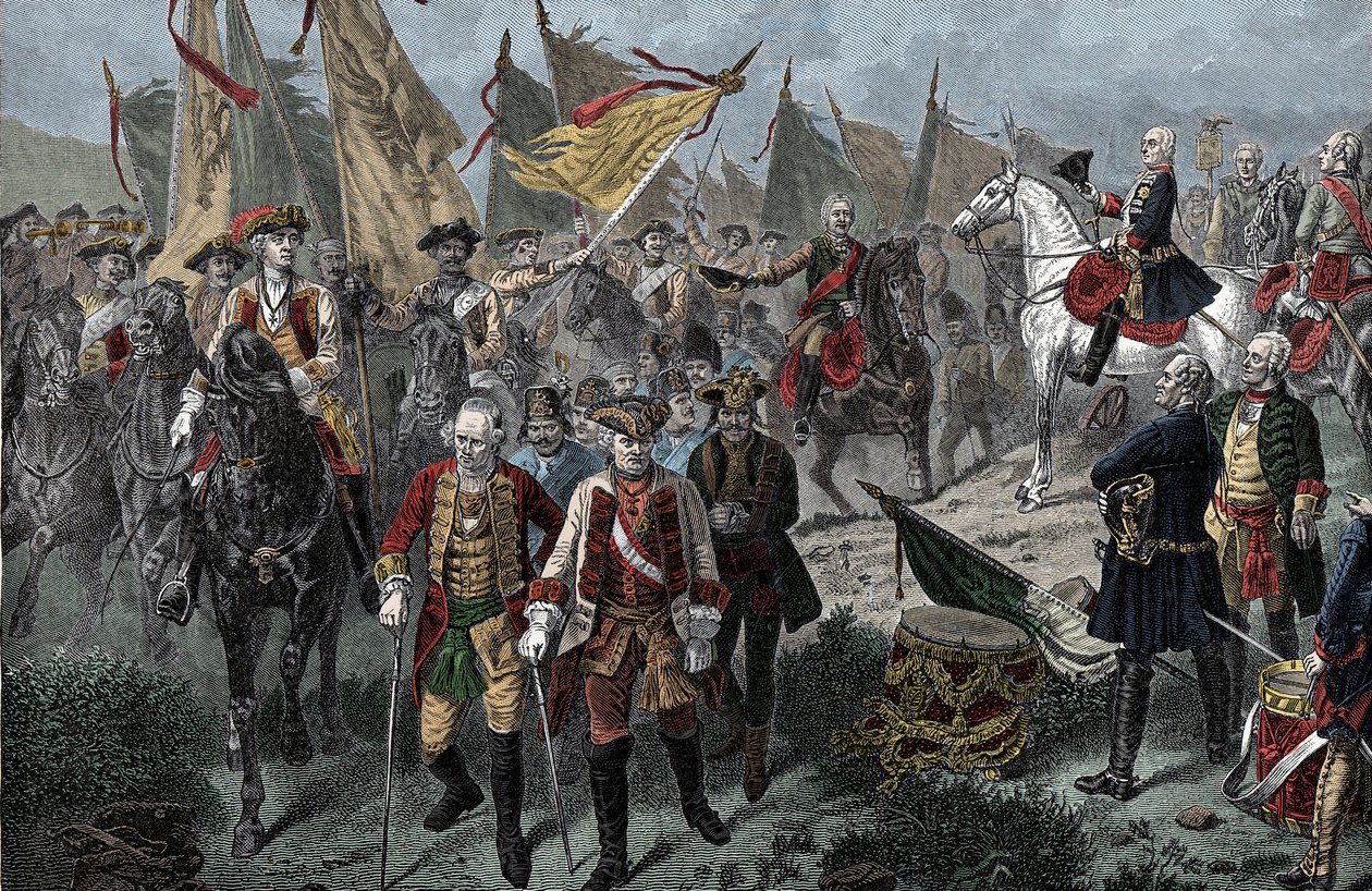 Dopo la battaglia di Hohenfriedberg da Unknown artist