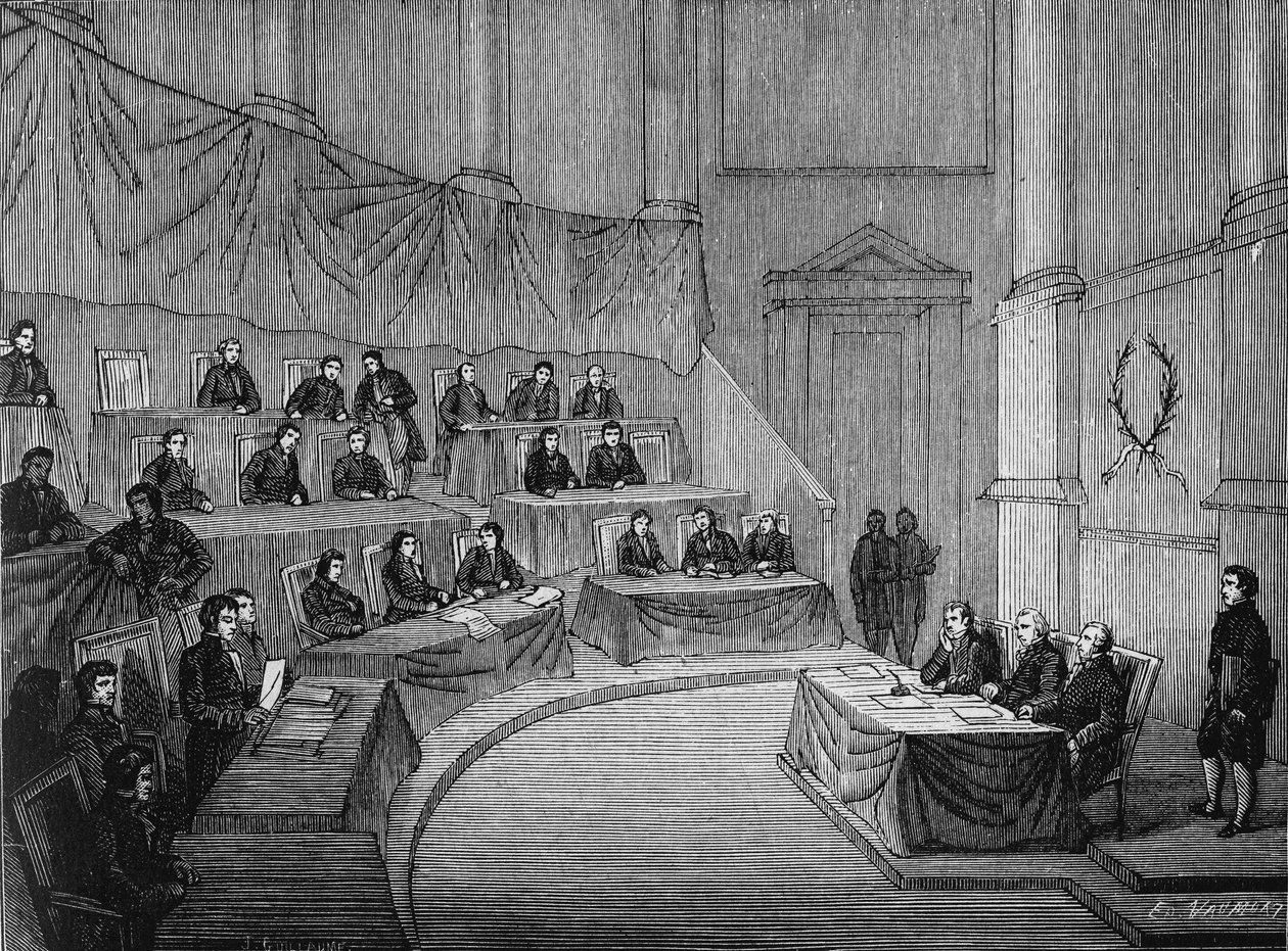 Alessandro Volta legge davanti all