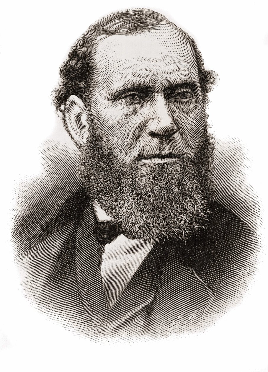 Allan Pinkerton (1819-1884), detective americano di origine scozzese da Unknown artist