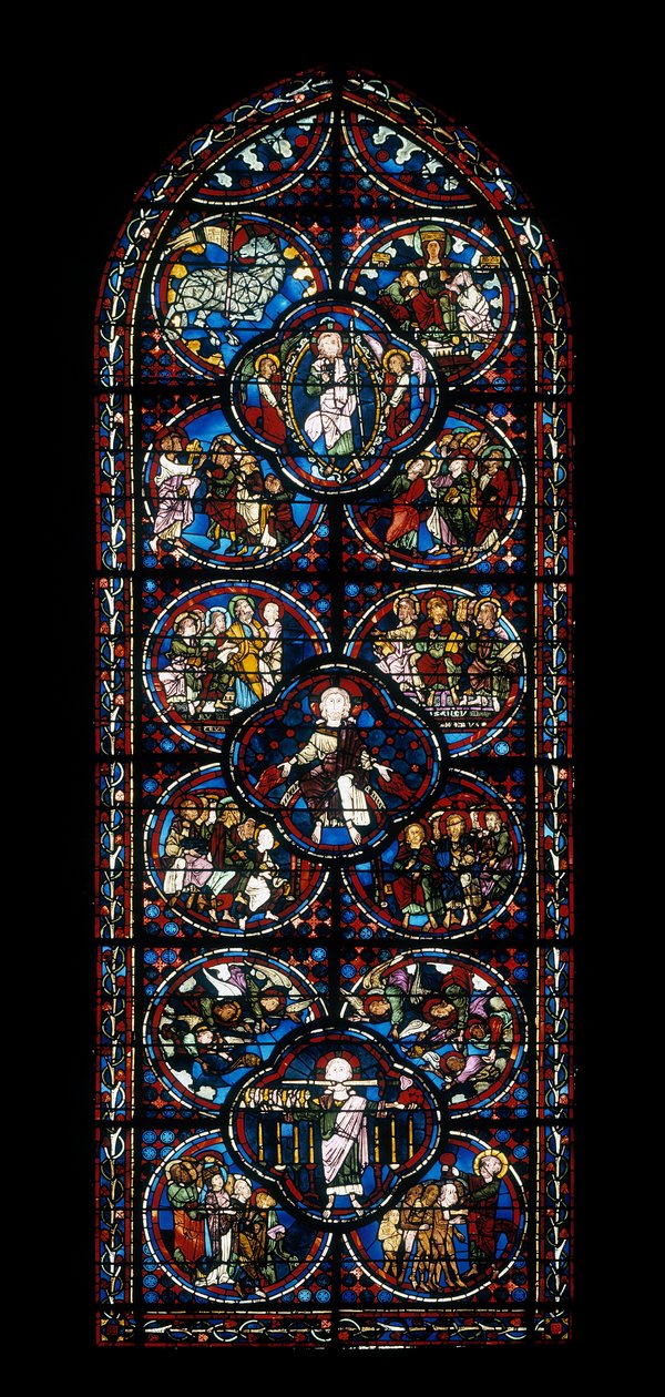 Finestra del deambulatorio (vetrata) da Unknown artist